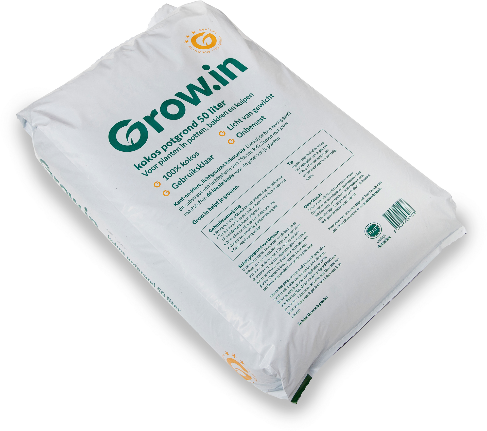 grow.in kokos potgrond grof blok nat