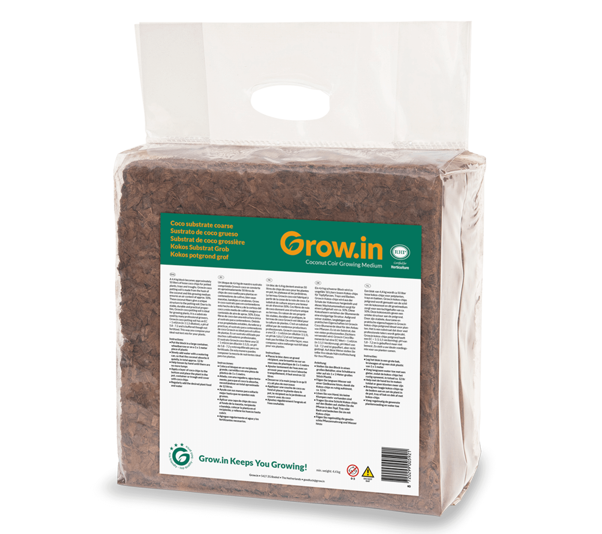 grow.in kokos potgrond grof blok nat